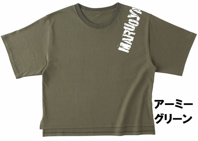 ｼｮﾙﾀﾞｰﾌﾟﾘﾝﾄビッグTシャツ/レディース/ワンサイズM | 丸親商會