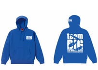 teamBIGプルオーバーパーカー（裏起毛）/ロイヤルブルー（ホワイトプリント）