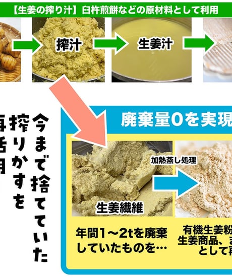 【ひと振りで胃腸サッパリ】有機生姜粉末（石臼挽き）