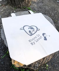チッチとサリー キャンパストート「恋はどこから？」