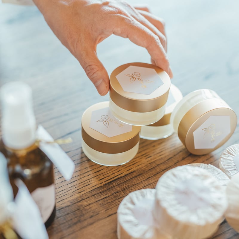 春夏に最適:水を一滴も加えていない【保湿バーム】30g | 京都・宇治 花千佳