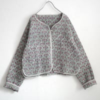 BLOCK PRINT COTTON QUILTING JACKET