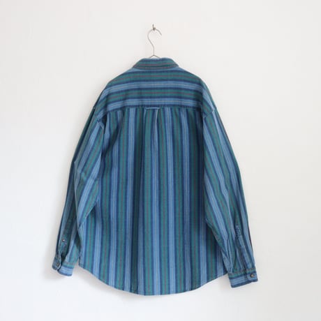 FINE STRIPE COTTON L/S SHIRT