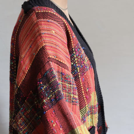 COTTON RAMIE KNIT CARDIGAN