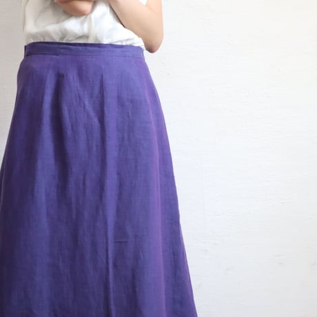 LINEN LONG SKIRT