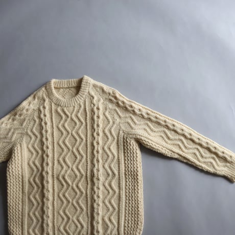VINTAGE FISHERMAN'S HAND KNIT SWEATER