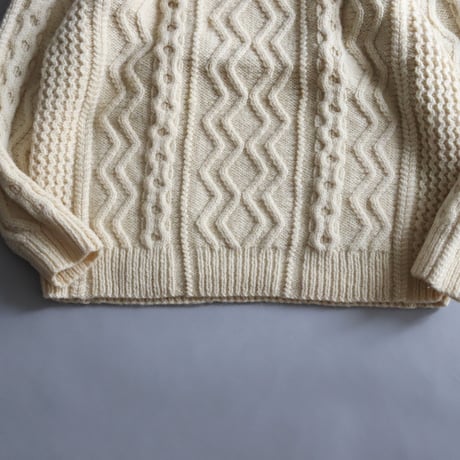 VINTAGE FISHERMAN'S HAND KNIT SWEATER