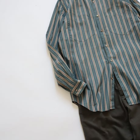 1980'S STRIPE DRESS SHIRT