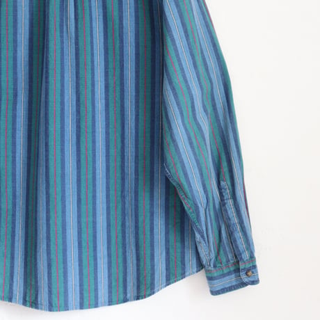 FINE STRIPE COTTON L/S SHIRT
