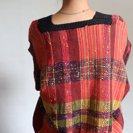 COTTON RAMIE KNIT CARDIGAN