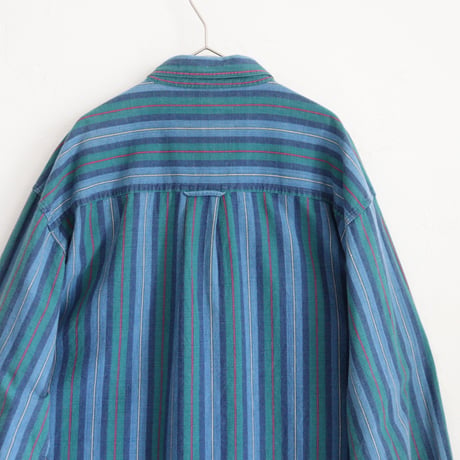 FINE STRIPE COTTON L/S SHIRT
