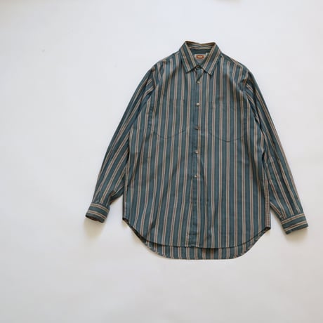 1980'S STRIPE DRESS SHIRT