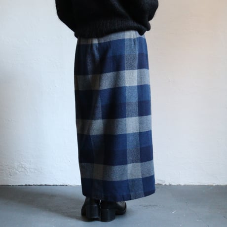WOOL WRAP LONG SKIRT
