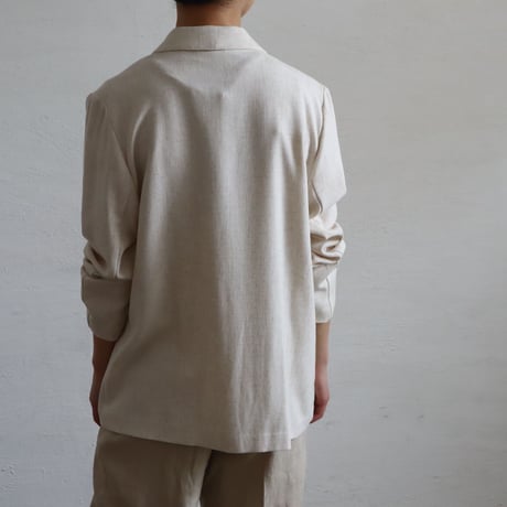 MIX FABRIC SUMMER TAILORED JKT