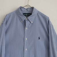 FINE STRIPE COTTON L/S SHIRT