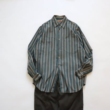 1980'S STRIPE DRESS SHIRT