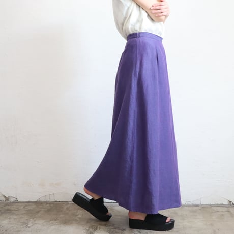 LINEN LONG SKIRT