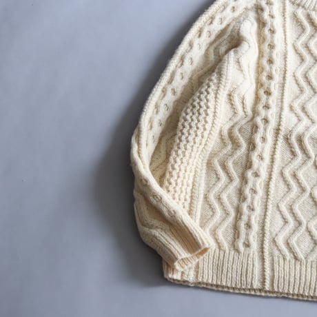 VINTAGE FISHERMAN'S HAND KNIT SWEATER
