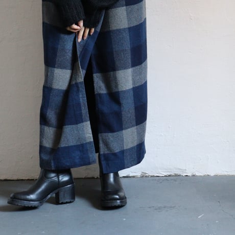 WOOL WRAP LONG SKIRT