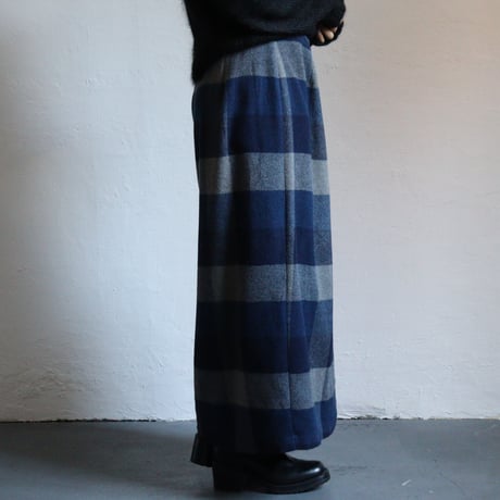 WOOL WRAP LONG SKIRT