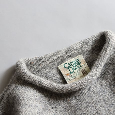 OLD ROLL NECK WOOL KNIT SWEATER