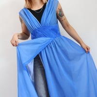 EURO SEE THROUGH LONG DRESS