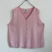 90's RAMIE COTTON SUMMER KNIT VEST