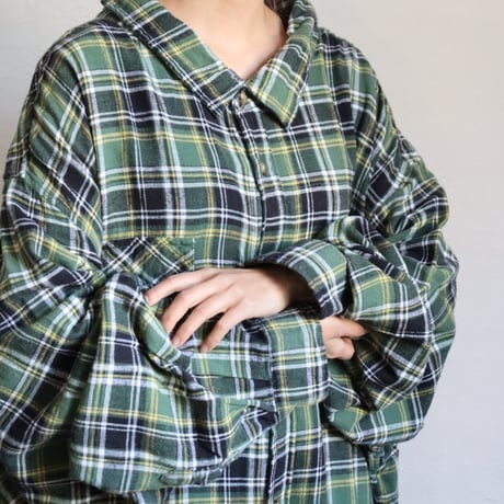 7XL SUPER BIG COTTON FLANNEL SHIRT