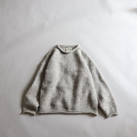 OLD ROLL NECK WOOL KNIT SWEATER