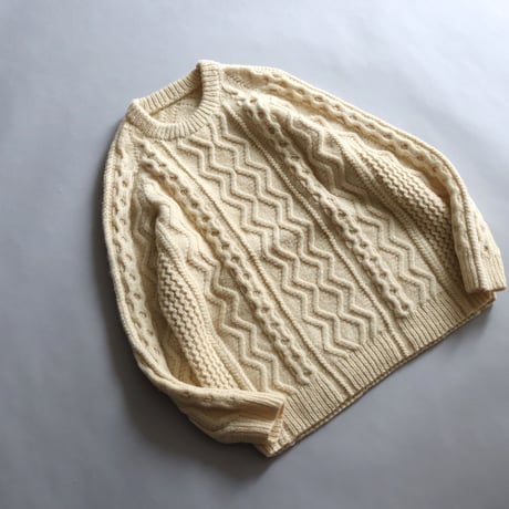VINTAGE FISHERMAN'S HAND KNIT SWEATER