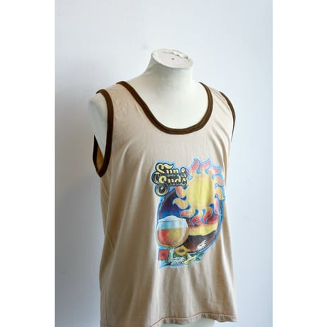 1970s Vintage Sun&Suds Print Tank Top