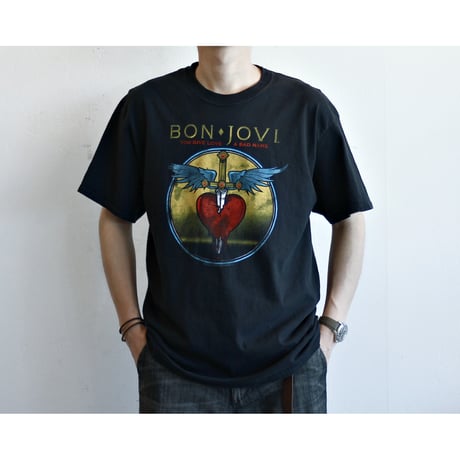 “Bon Jovi” You Give Love A Bad Name Rock Tshirt