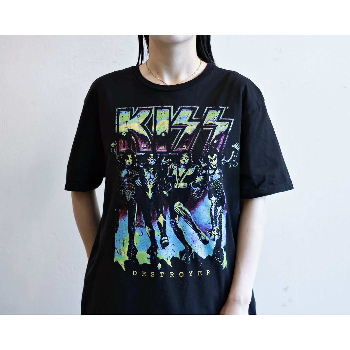 KISS★地獄の美女軍団❤︎DESTROYER ビッグTシャツ1点モノ KISS☆地獄の美女軍団❤︎DESTROYER ビッグTシャツ1点モノ キッス T