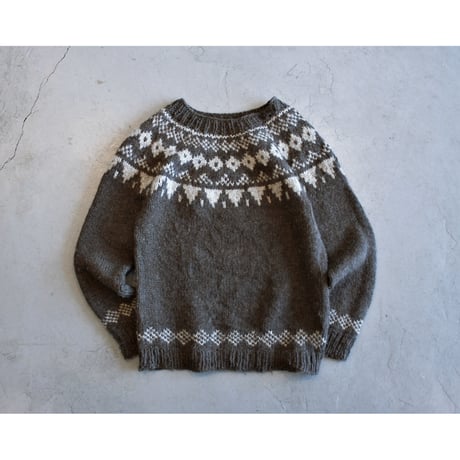 Vintage Handknit Nordic Sweater