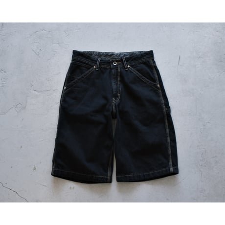 2000s “Levi's” 8Pockets Painter Black Denim Shorts