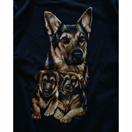 1990s Vintage Zipit German Shepherd Dog Graphic Tshirt