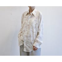 1970s Vintage Ditsy Print Shirt