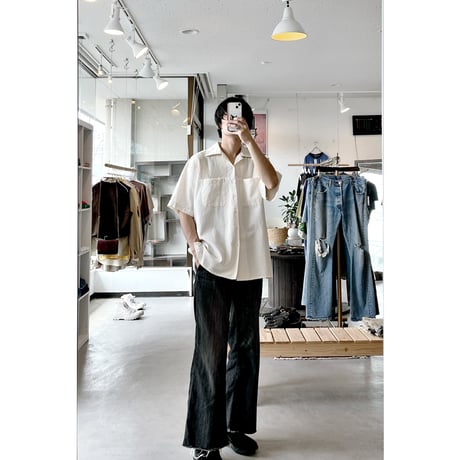 〜1990s Vintage Pintuck Guayabera Shirt / Made in Mexico