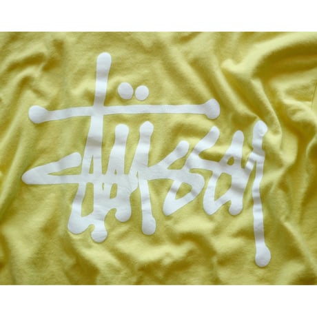 “STUSSY” Basic Logo Print Tshirt / Made in Mexico