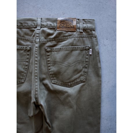 1980s〜 EU Vintage Beige Brown Color Jeans