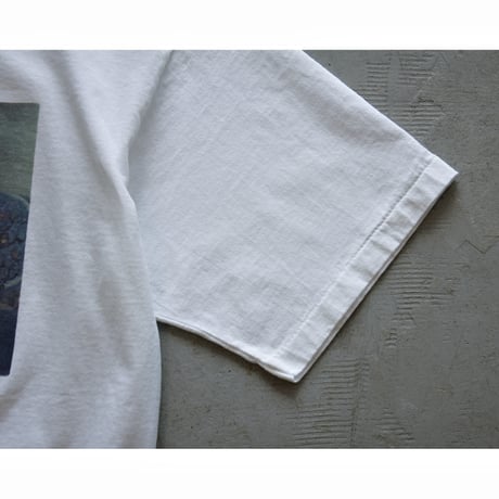 1990s Vintage Unknown Girl Photo Print Tshirt