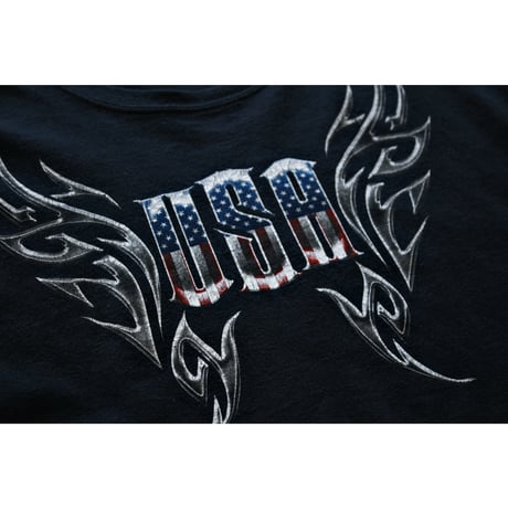 2000s USA Graphic No Sleeve Tshirt