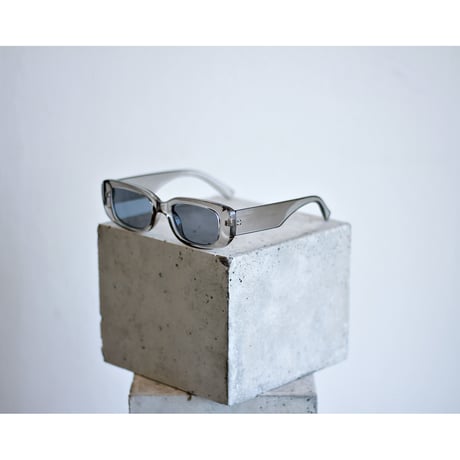 (NEW) Square Frame Light Gray Color Lens Shades