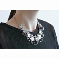 American Vintage Silver Circle Necklace