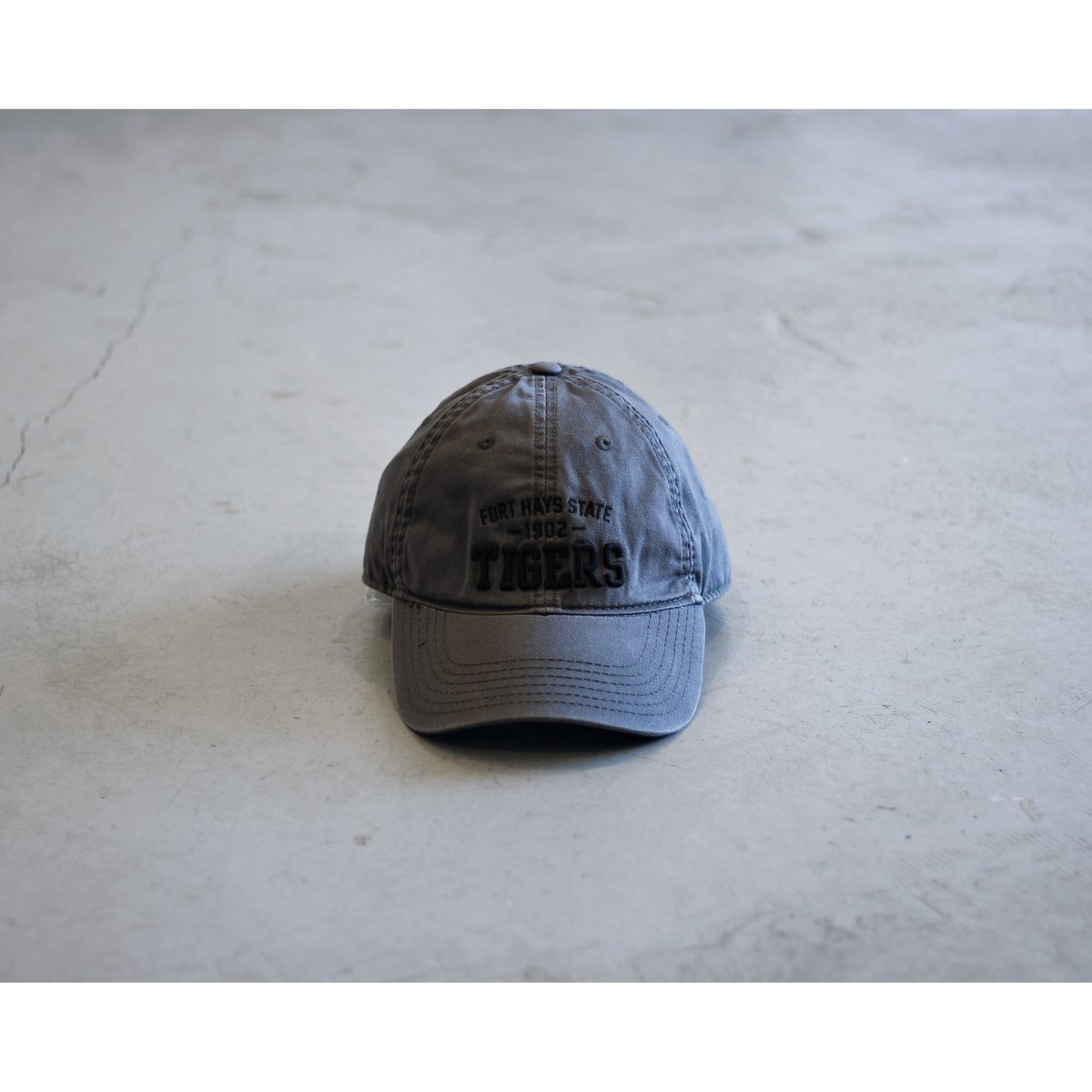 Embroidered Logo Gray Color Cap | no.vel ONLINE