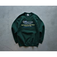 1990s Vintage Fruit of the loom Aphorism Logo Sweatshirt / Made in USA