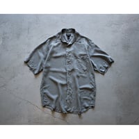 Vintage Geometric Silk Shirt