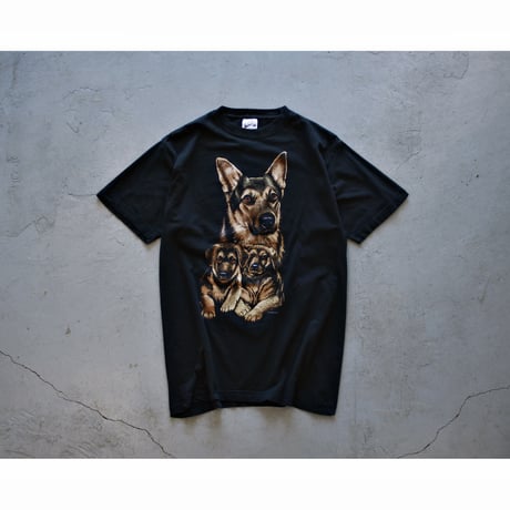 1990s Vintage Zipit German Shepherd Dog Graphic Tshirt