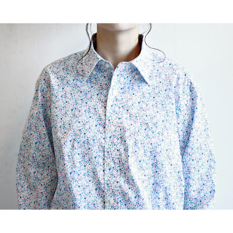 “Lands' End” Ditsy Print Shirt