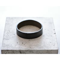 2000 Vintage “HERMES” (Margiela period) Poor Tour Leather Bangle / Made in FRANCE